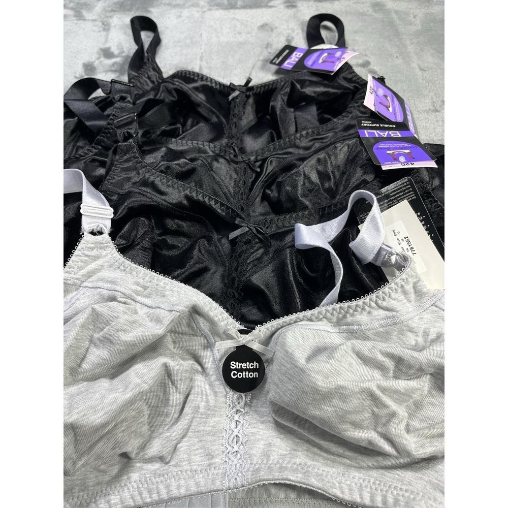 Bali Bra 42D Comfort‎ U Back Wirefree Wireless Support Bras Lot of 4 NEW NWT - Picture 2 of 5